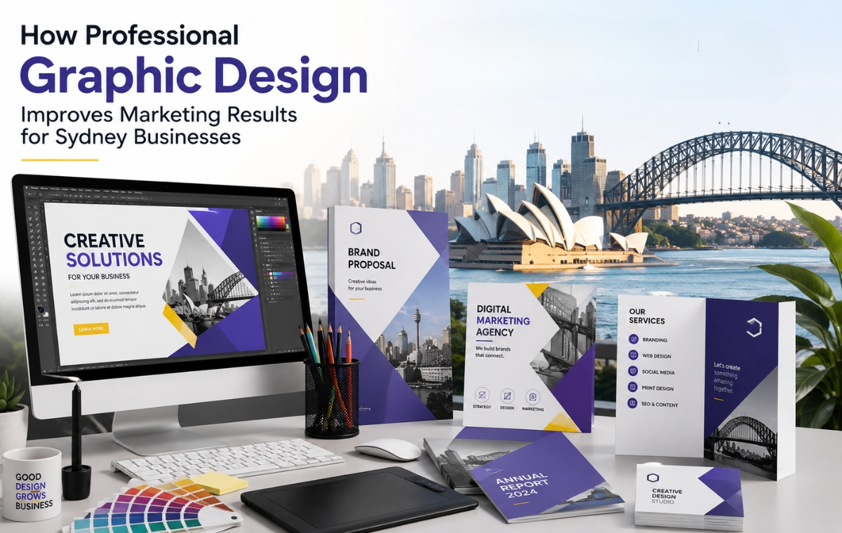 How Professional Graphic Design Improves Marketing Results for Sydney Businesses